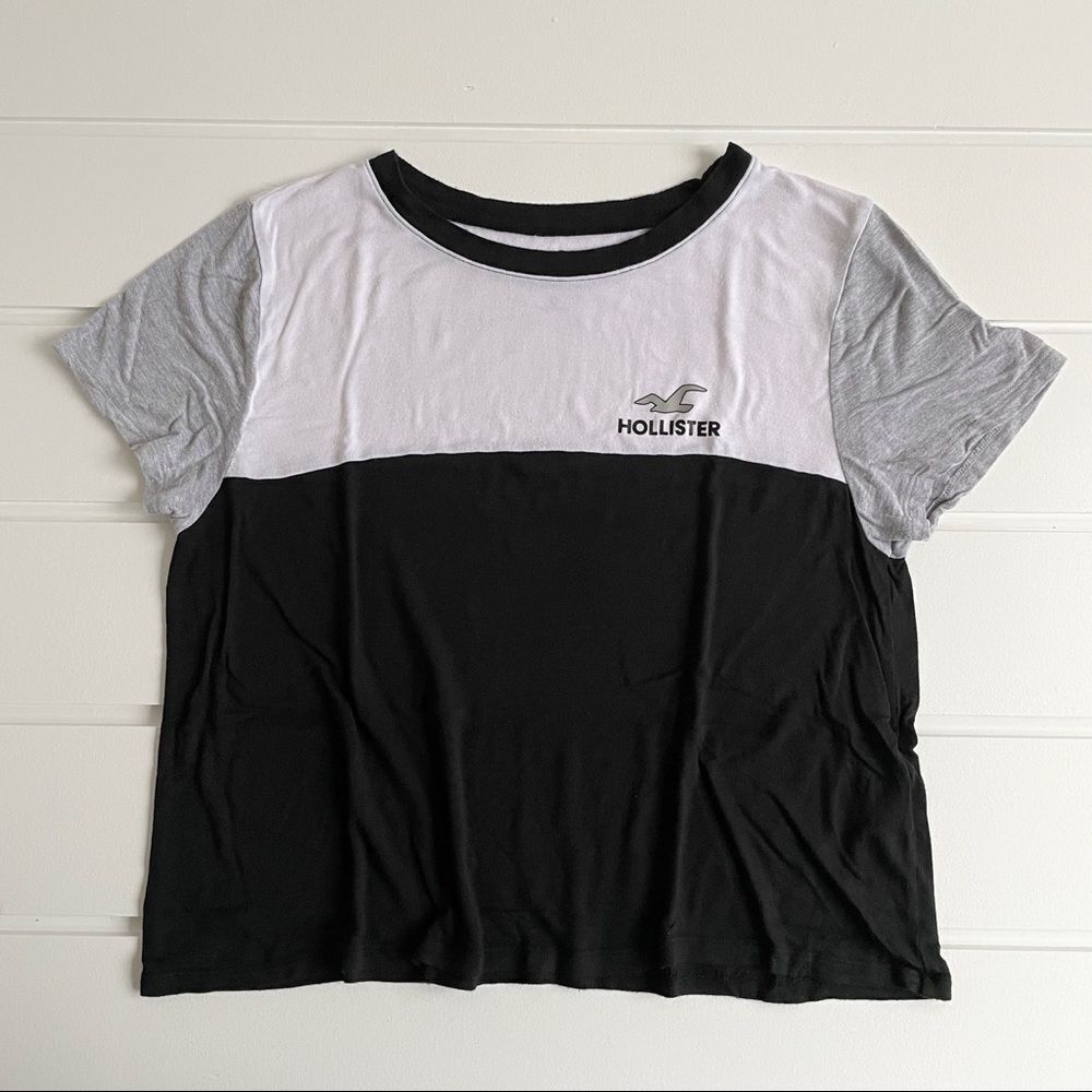 Hollister Girls Color block Short Sleeve Easy Tee Large
